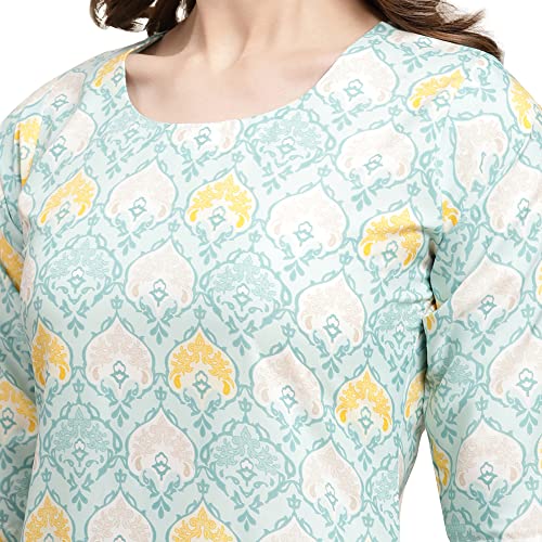Image of Pinkmint Women's Crepe Digital Print Straight Kurta