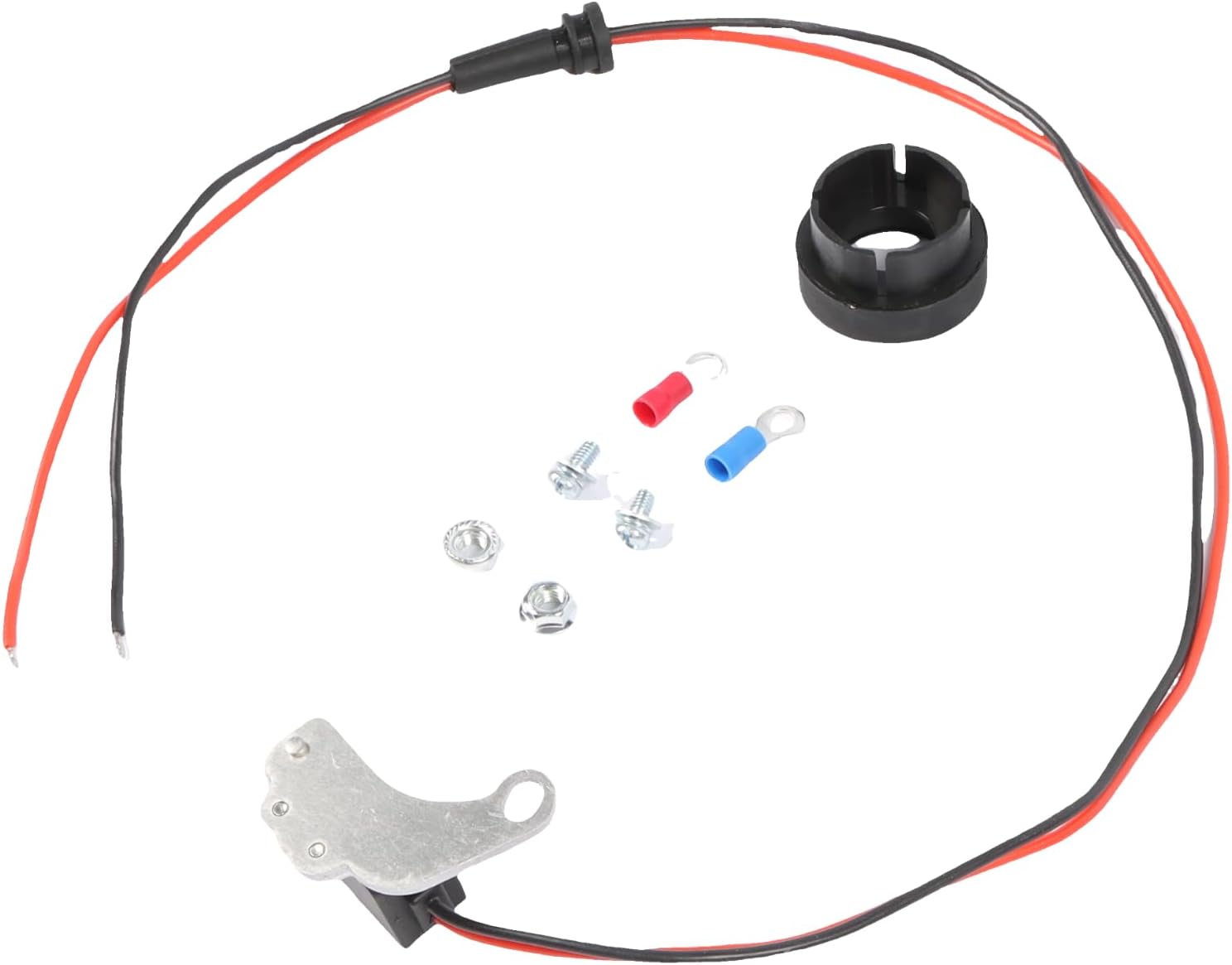 1Set Ignition Points-to-Electronic Conversion Kit For 1957-1974 V8 Engine 12V Hall Effect 1281 Car Replacement Parts