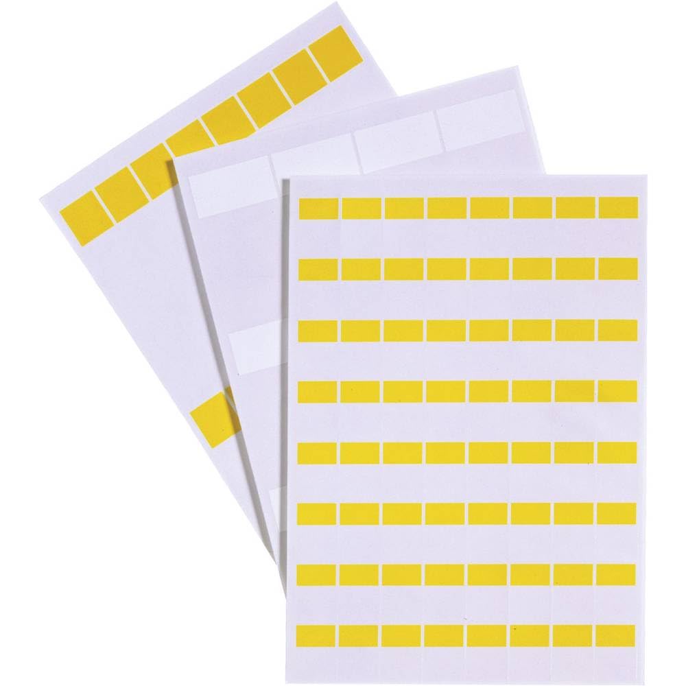 Lapp 83256142 LCK-32 YE Fleximark-Etikett, 25 x 12,70 mm, Farbe der Markierung: Gelb, Anzahl der Etiketten: 64
