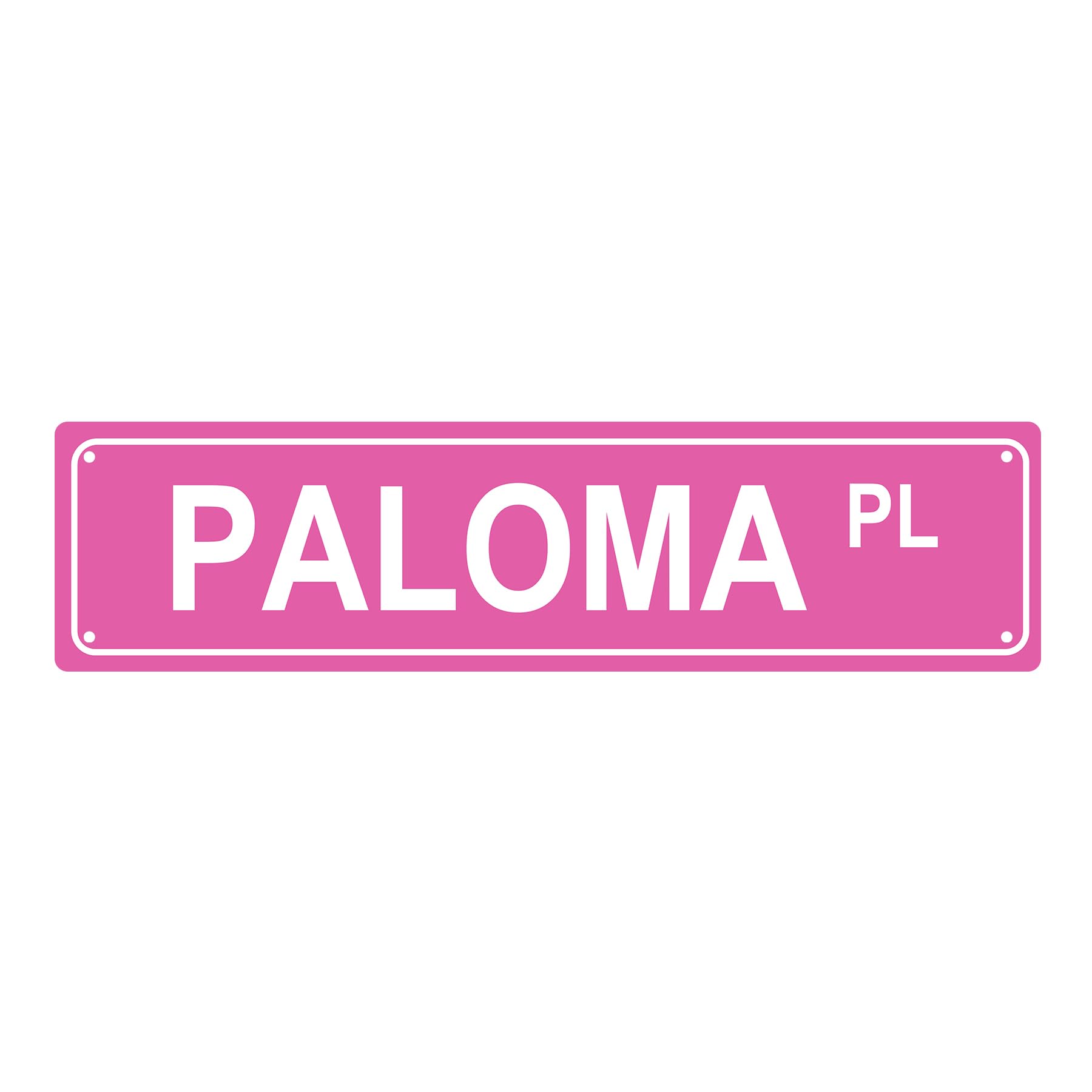 Paloma Pl Drinking Metal Tin Street Sign Bar Cafe Garage Cave Home Room Wall Bathroom Farmhouse Garden Porch Patio Decor,4x16 Inch