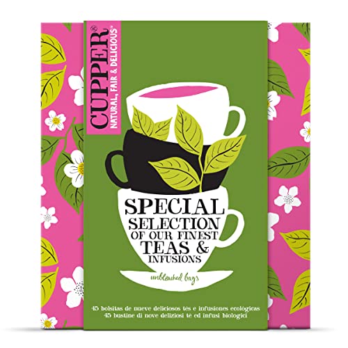 Cupper Collection Tè e Tisane Biologiche, Cofanetto, Assortimento di...