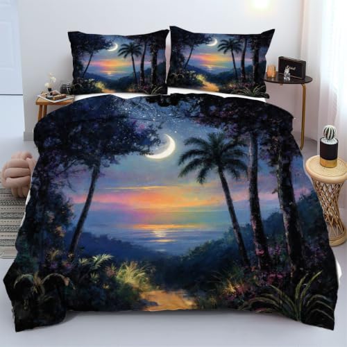 Housse de couette en microfibre légère 240x260 ciel coloré - 2