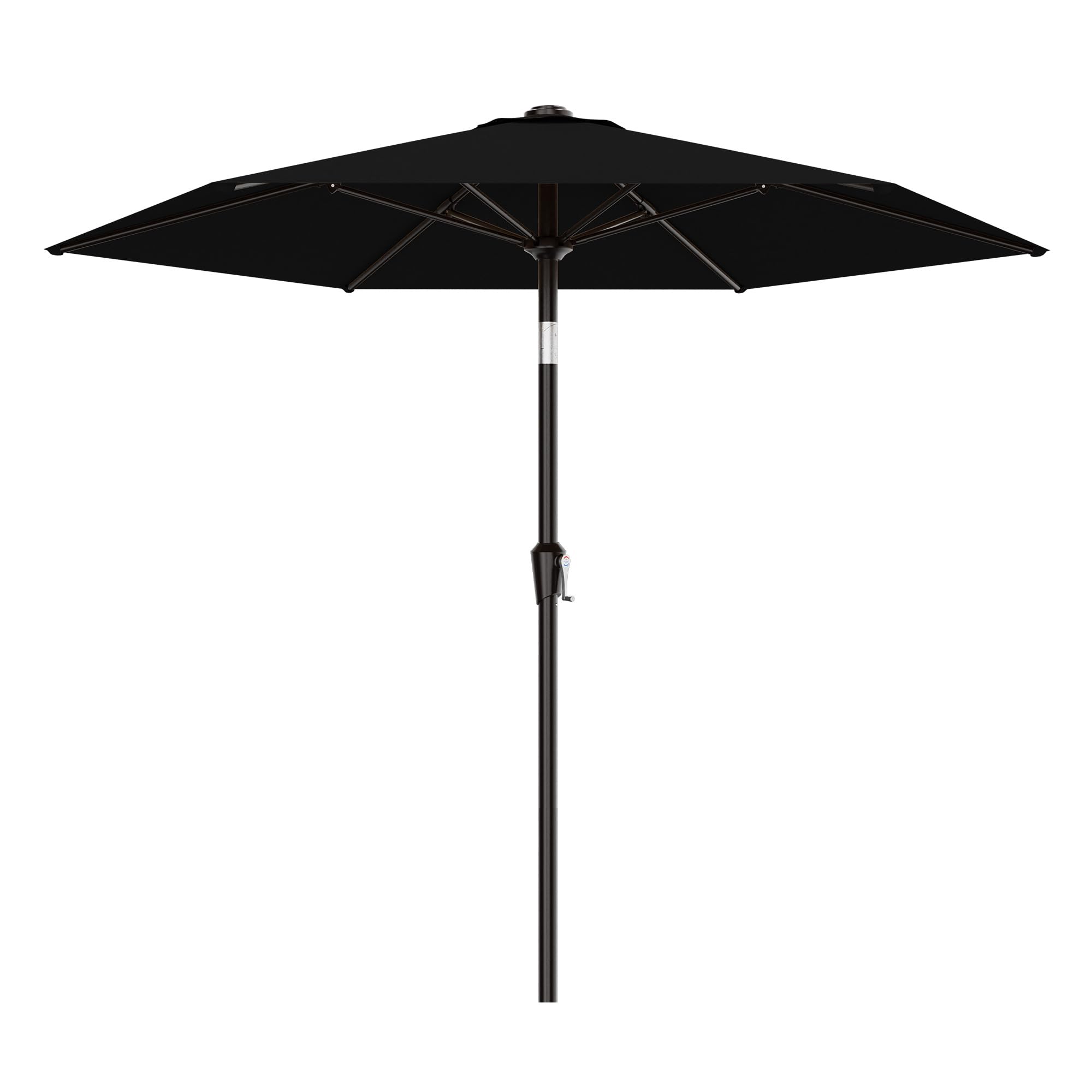 AreShark 10 FT Patio Umbrella for Outdoor, Outdoor Table Umbrella with Push Button Tilt and Crank, Outdoor Patio Umbrellas with 6 Sturdy Ribs, Patio Umbrellas for Market, Garden, Pool (Red) — view 21