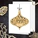 Canopy Street Faux Gold And Black Christmas Cards / 24 Holiday Greeting Cards / 6 Seasonal Designs / 4 5/8