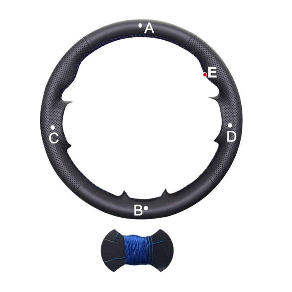 Funda para Volante de Coche de Microfibra PU Trenzada para Tucson 2021-2022 2023 2024