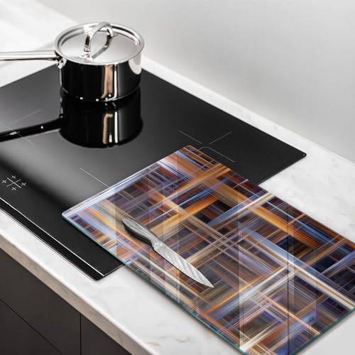Planche à découper en verre Wallfluent 30x52cm pour protéger le plan de travail de la cuisson - 3