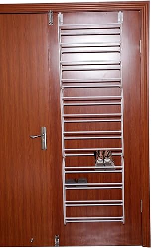 Ochine Organizador de zapatos colgante de 12 niveles sobre la puerta, soporte para zapatos deportivos o accesorios para el hogar