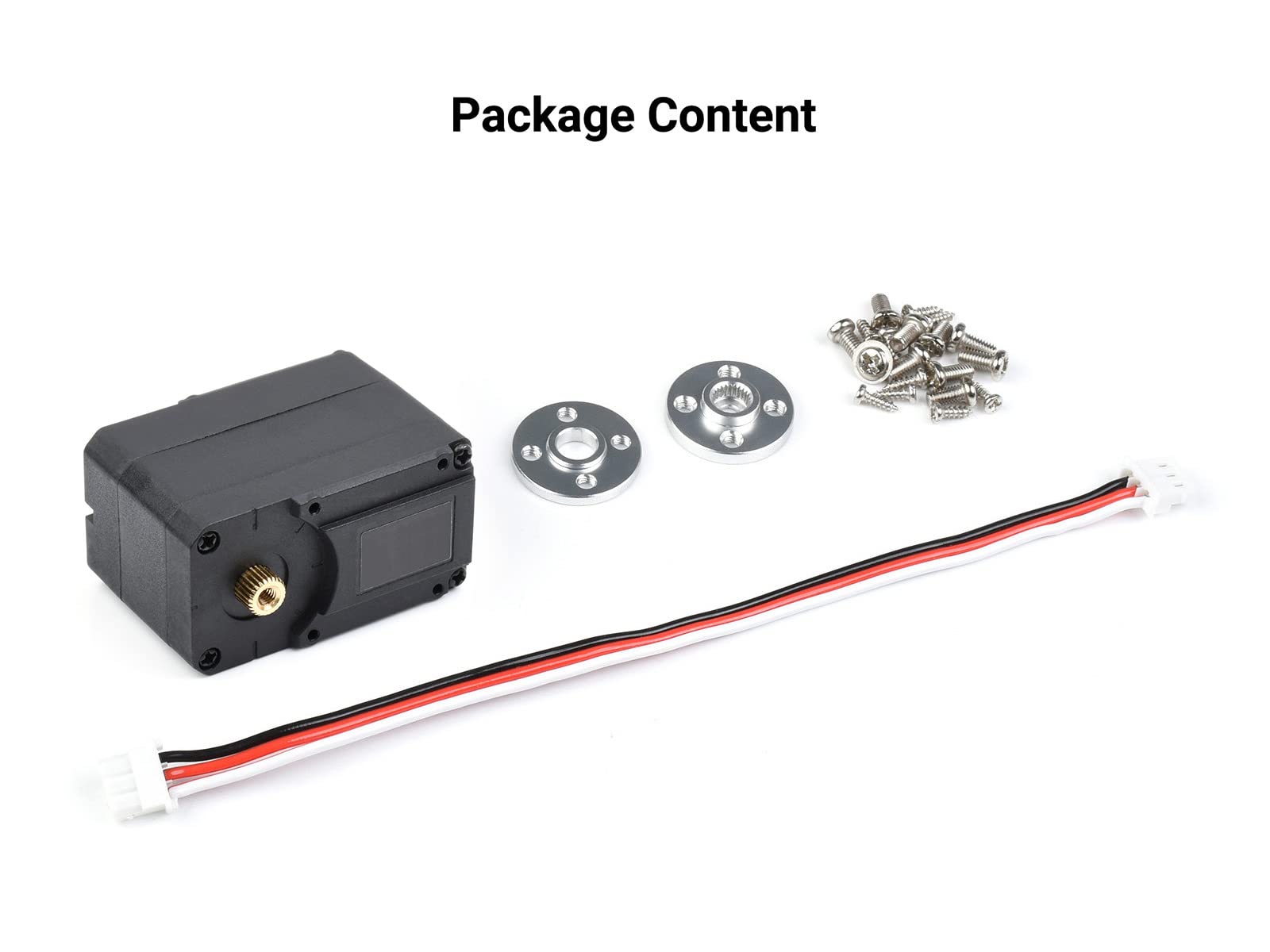 Waveshare 30KG Serial Bus Servo High Precision Magnetic Encoder 360° Two-Way Feedback Servo/Motor Mode
