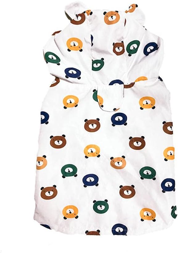 Dog Raincoats Dog Raincoats Waterproof White Pet Dog Raincoat Bulldog Clothes Waterproof Clothing for Dog Raincoat Ll