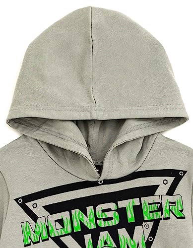 Image of Monster Jam Boys' Graphic Fleece Hoodie and Jogger Set Toddler to Big Kid