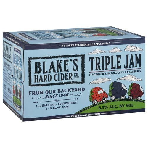 Blake's Hard Cider Co Triple Jam Cider 6pk Cans, 12 FZ
