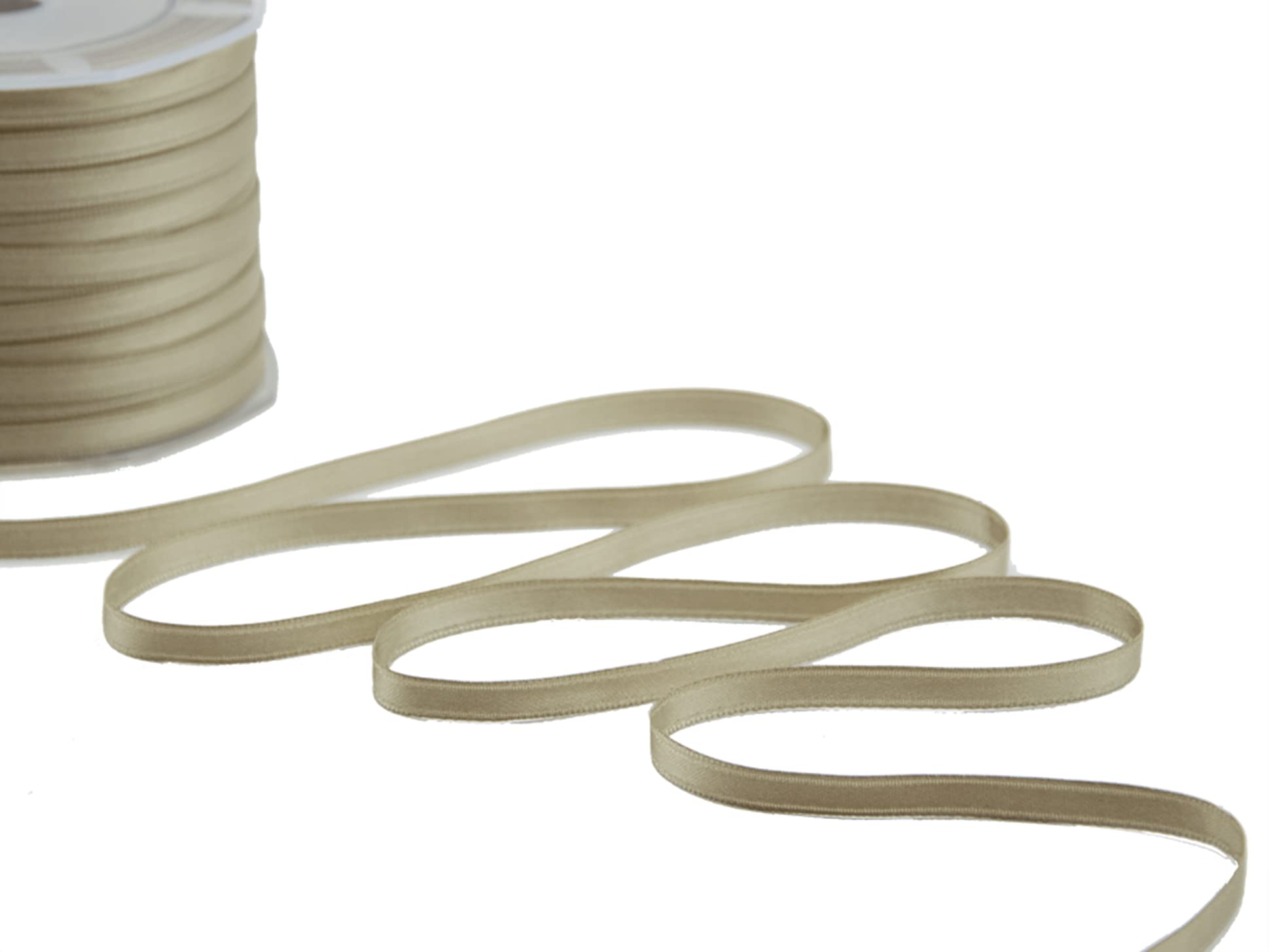 Furlanis Nastro Doppio Raso 25mm X 50m - Colore Tortora - Prodotto In Italia - 3