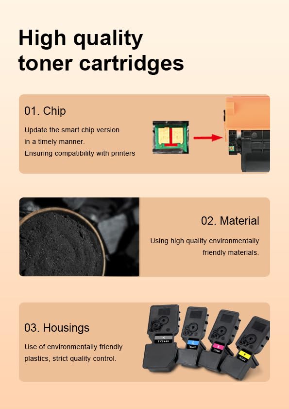 4 Toner für Kyocera TK-5440 Kit ECOSYS MA2100cfx MA2100cwfx PA2100cwx 4 Toner für Kyocera TK-5440 Kit ECOSYS MA2100cfx MA2100cwfx PA2100cwx