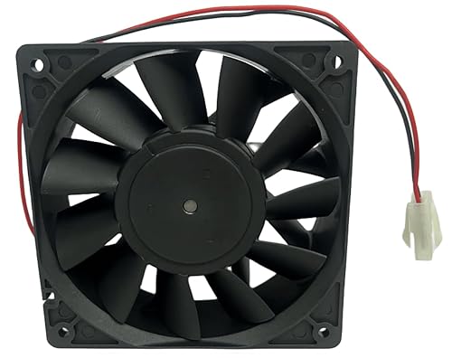 Miniatura 4 de PFB1224UHEC8X Ventilador de enfriamiento inversor PFB1224UHEC8X DC24V 2.40A 12CM 12038 Ventilador de enfriamiento de 2 hilos