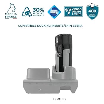 Mobilis Rugged Case For Zebra TC22 TC27 With Handstrap, Shockproof Military Grade Drop Protection Cover, Handheld