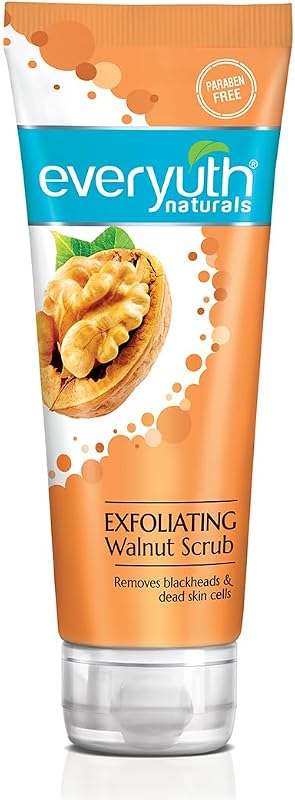 Esfoliante facial Everyuth com partículas de casca de noz e Nano Multi-Vita, 100 g