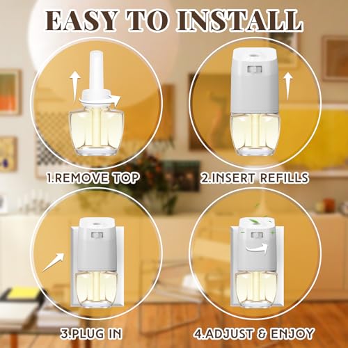 Image of Plug In Air Freshener Starter Kit, 9 Summer Scented Refills + 1 Diffuser