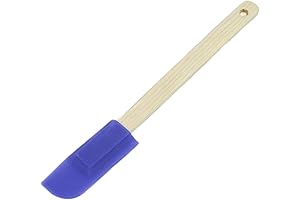Chef Craft Select Narrow Slotted Silicone Jar Spatula for Versatility