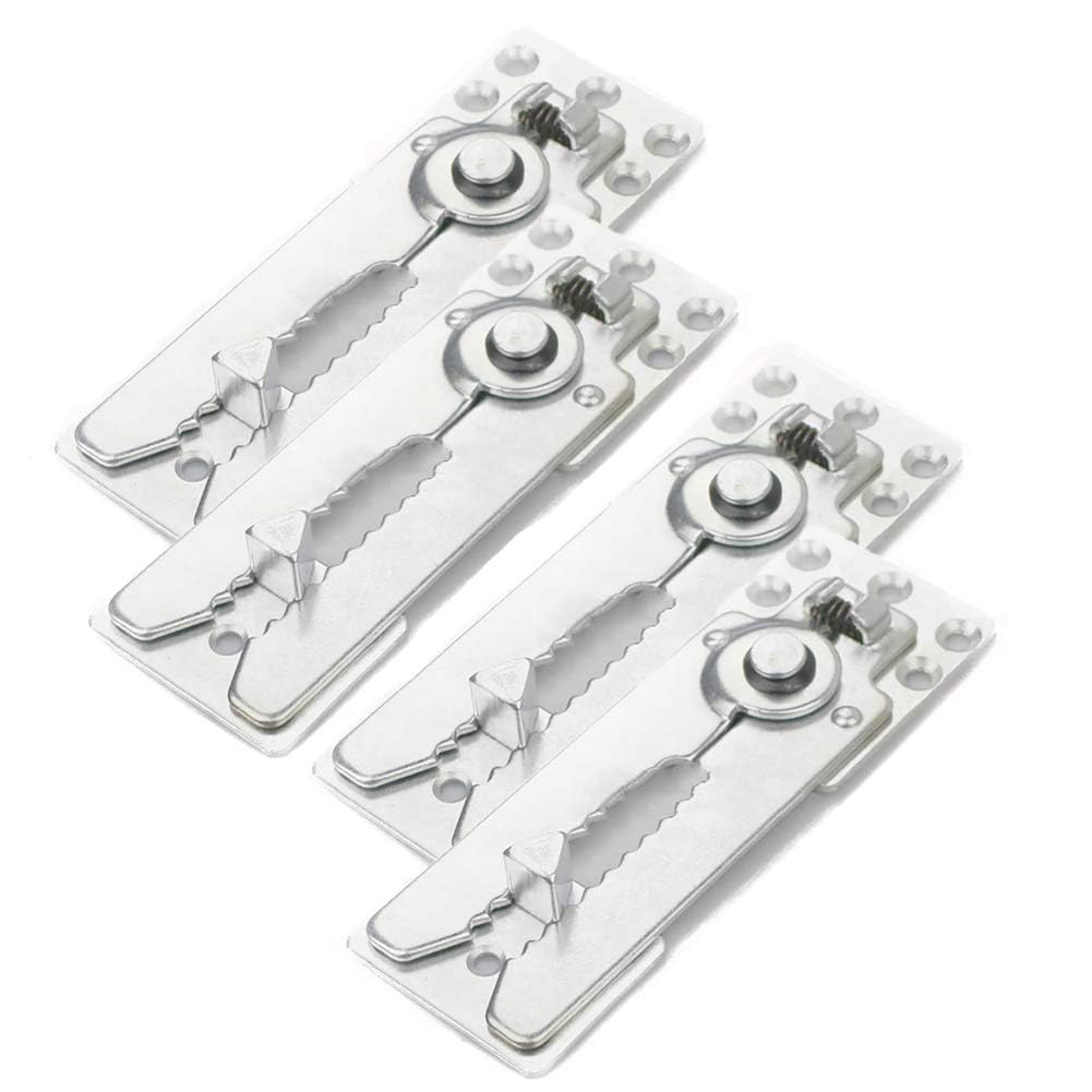 4 Pack Sofa Snap Sectional Couch Connector with Screws