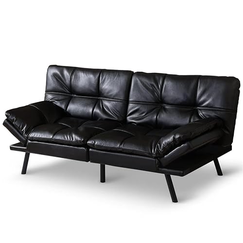 Sofa Bed Linen Memory Foam Couch Convertible Love Seat for