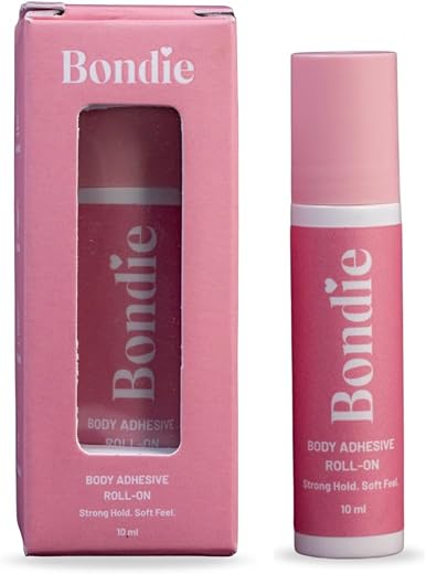 KNH MART Bondie Liquid Body Adhesive for Clothes Fashion Tape Alternative for Low-cut Styles, Strapless Dresses and Work B...