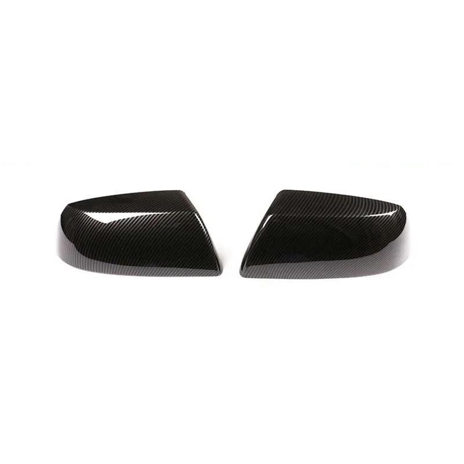 Car Rearview Side Mirror Cover Wing Cap Sticker for Toyota for Tundra for Sequoia 2008-2020(Carbon)