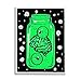 Stupell Industries Spooky Specimen Jar White Framed Giclee Art Design by Ziwei Li