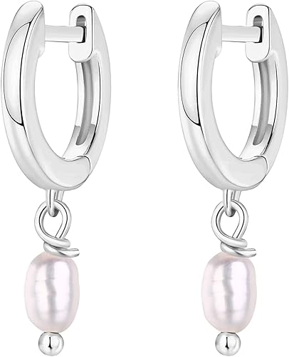 Miniatura 3 de PAVOI Aretes colgantes de oro de 14 quilates chapados en plata de ley S925 para mujer, ligeros, con diseño de cruz, ojo malvado, trébol, celta