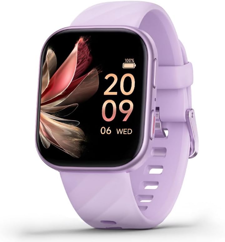 FITVII Rastreador de salud y fitness (respuestahacer llamadas), reloj inteligente con frecuencia cardíaca y presión arterial 247, seguimiento del