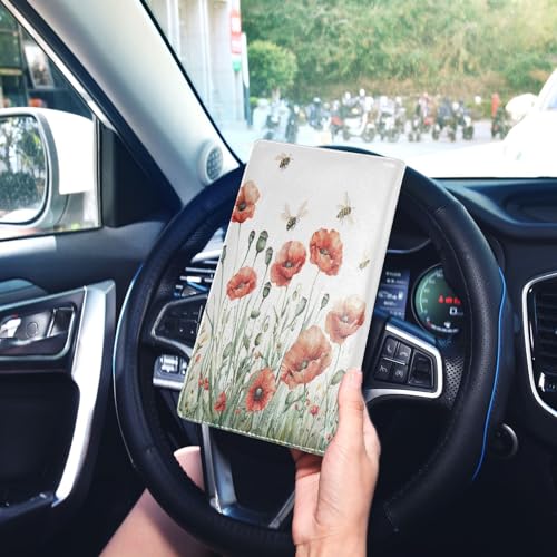 Organizador de Carro de Cuero Floral miniatura 7