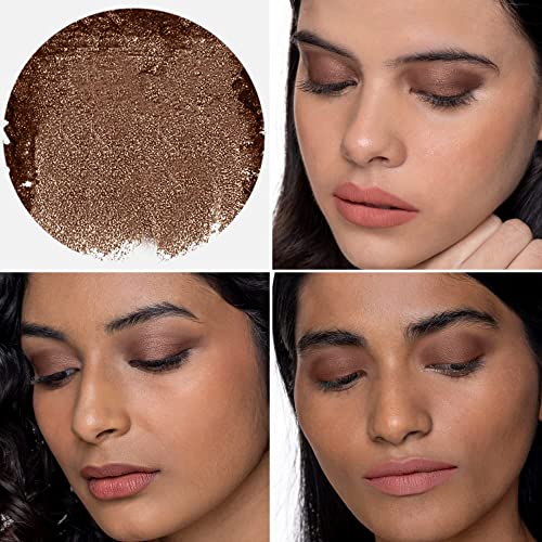 Image of Kiro Longwear Brightening Eyeshadow Stick - Sandy Copper (Brown With Bronze Pearl), 1.4g | Waterproof, High-Pigment, Hydrating | Vegan, Paraben-Free, Cruelty Free | Vitamin C & Mango Seed Oil Infused