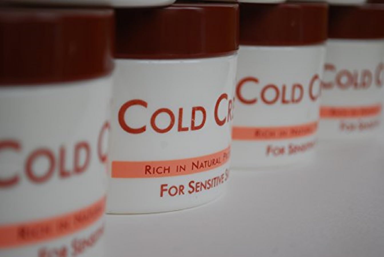 Cold Cream.- Pack de 6 tarros de Crema Portuguesa de la Tapa marrón(155ml).