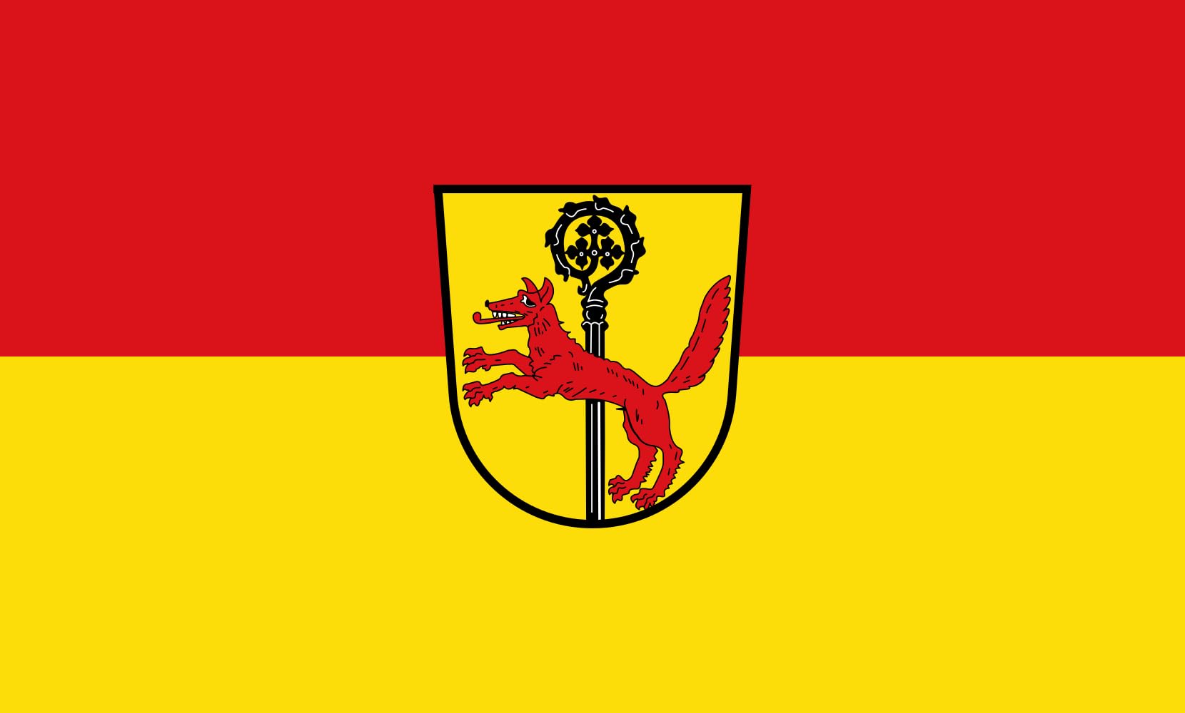Drapeau Abtswind M paysage 1.35m² anti-effilochage pour mât élevé