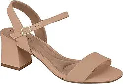 Sandália Feminina Beira Rio – Fivela, Salto Bloco, Conforto, Leve e Uso Diário – Moderna e Elegante