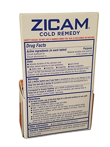 ZICAM Cold Remedy Ultra RAPIDMELTS - Cherry 18CT
