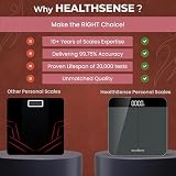 HealthSense Dura-Glass PS 120 Weighing Scale (Backlit, Step-On) — view 2