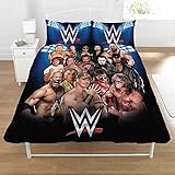 50% algodón, 50% poliéster. WWE Legends edredón con Fundas de Almohada
