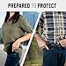 ComfortTac The Protector Premium Pocket Holster for Concealed Carry - Compatible with Most Subcompact 380 Pistols Including Sig Sauer P238, Taurus 738, and More (Small)