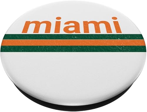Miniatura 2 de Miami Retro Souvenir PopSockets PopGrip intercambiable