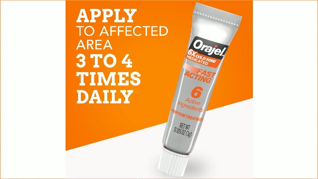 Amazon.com: Orajel Moisturelock Cold Sore Symptom Treatment, Cream