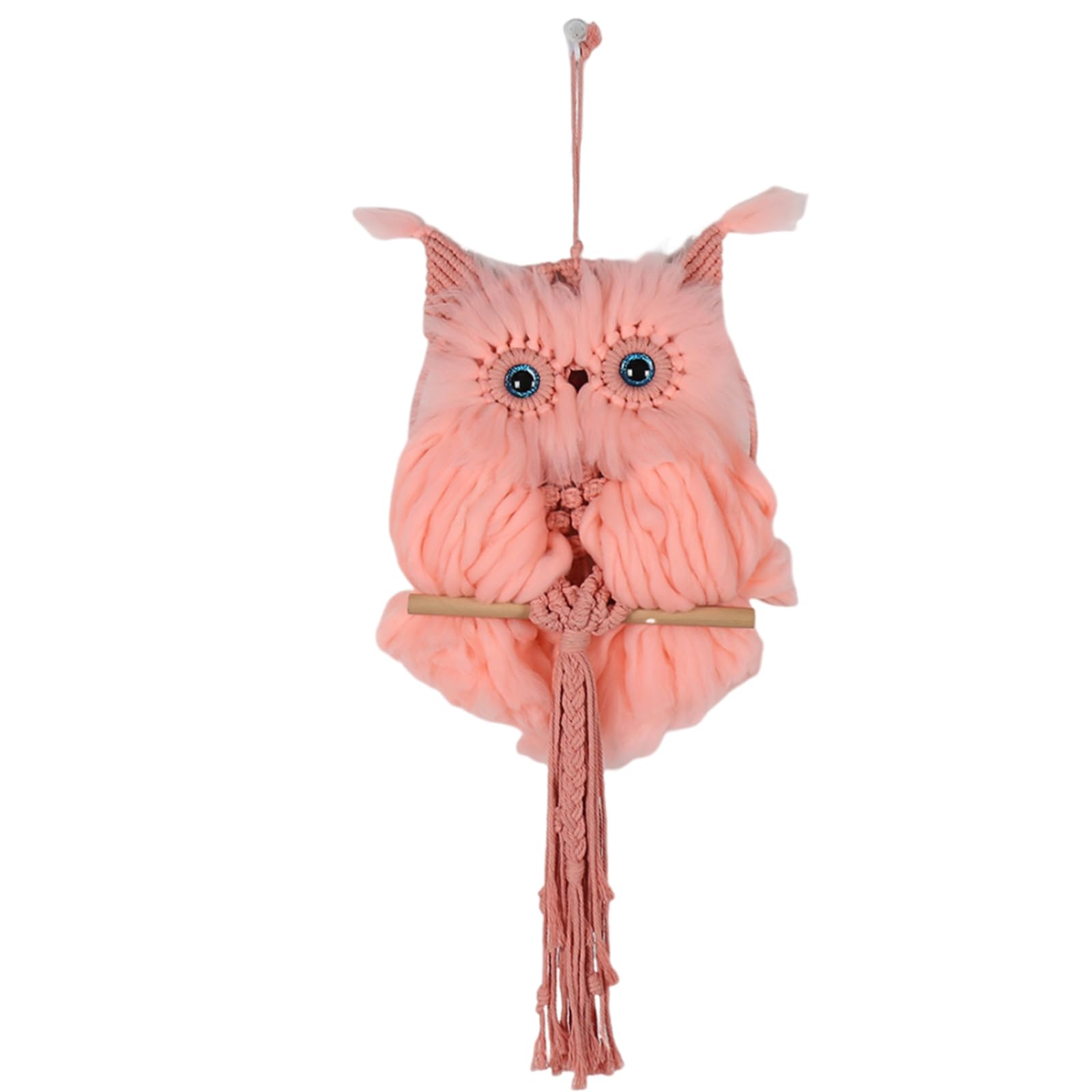 Xinsheinelry Artistic Owl Cotton Tapestry, Hand Woven Wall Hanging for or Apartment Decors Ornament