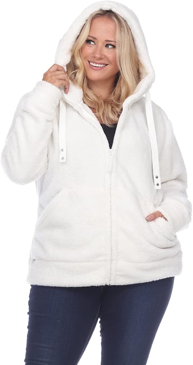 sherpa plus size jacket