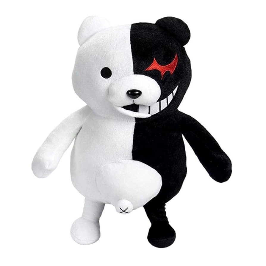 Danganronpa Monokuma Monomi Plush Doll Black and White Bear