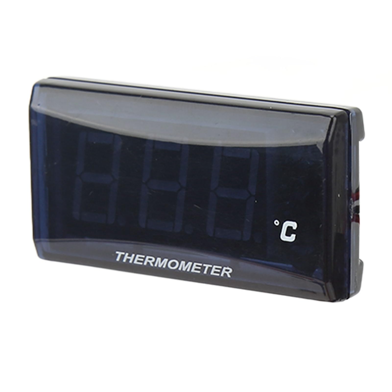 POENVFPO Indicador Universal de Temperatura del Agua Indicador Digital LCD de Temperatura del Agua ABS Pantalla Retroiluminada de 32 a 248 Fahrenheit Sensor M10 Adaptador de 18 Mm para Motociclistas