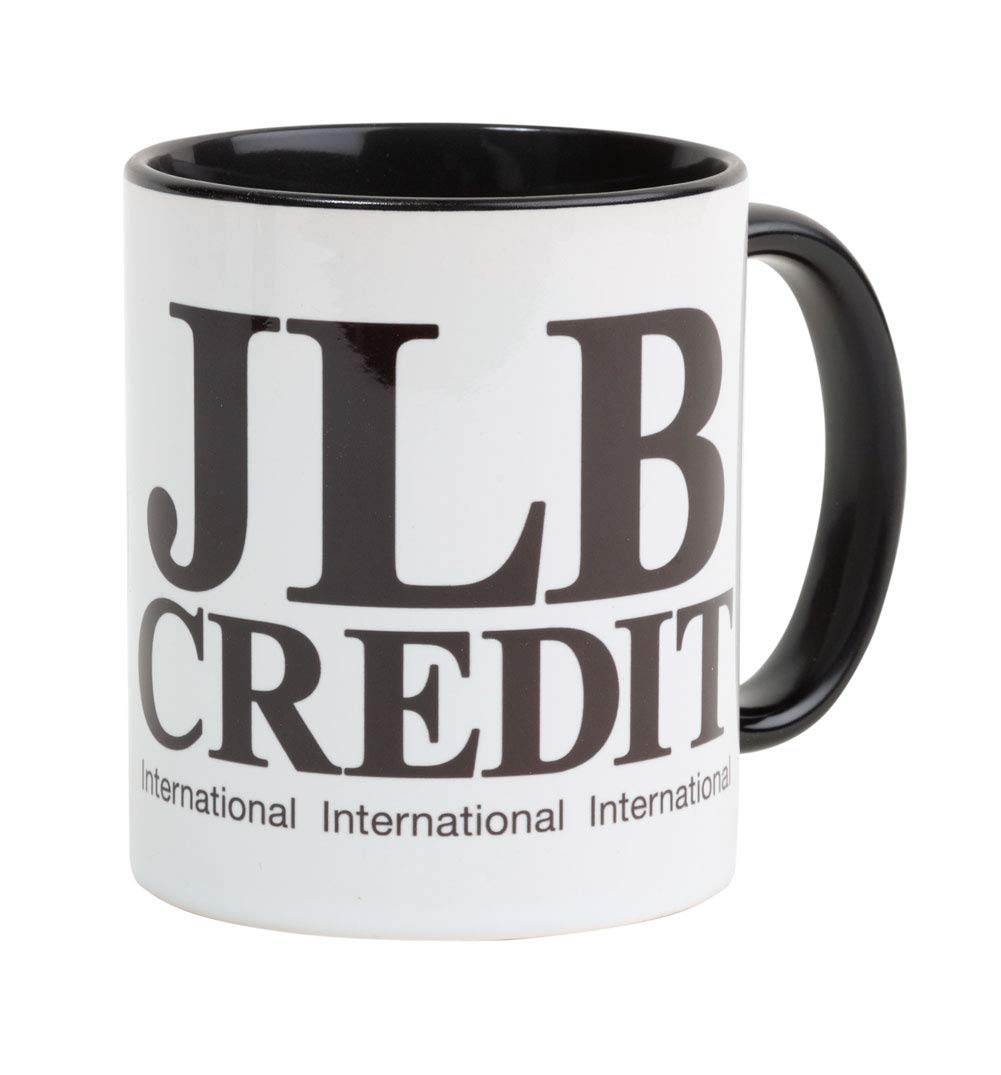 Peep Show Inspired JLB Credit Black Handle Mug