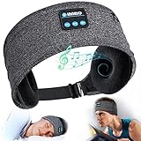Sleep Headphones Wireless, Wireless Earbuds Sports Headband Noise Cancelling Eye Mask with...
