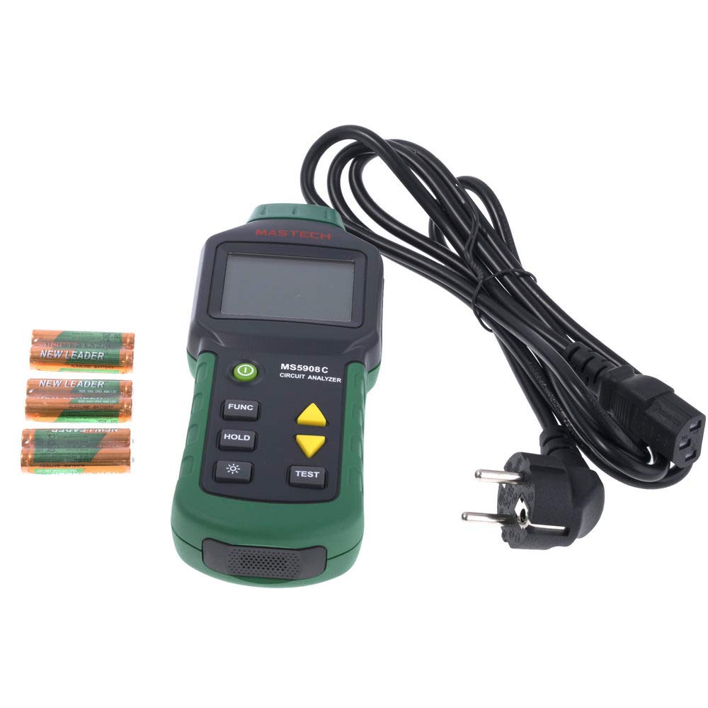 MS5908C Mastech Netzanalysator TRMS RCD/CFCI-Test Circuit Analyzer