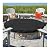 Kasla Outdoor Build In Stone Fire Pit Cover Round, Waterproof Cover For In Ground Fire Pit, Heavy Duty Built-in Firepit Covers Black 52-56in