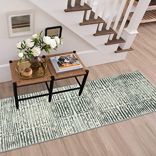 Mohawk Home Radley Gray Abstract (2' X 5') Runner Rug #TOP14
