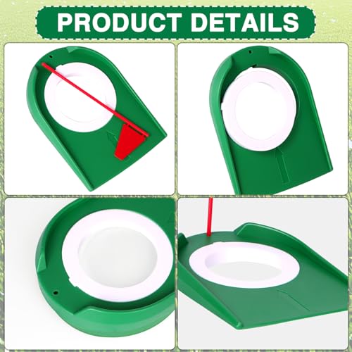 Image of Golf Putting Green Indoor Set, 2 Pack Cup with Flag, Practice Training Aids for Indoor Outdoor, Hole Putter Regulation Cup for Office